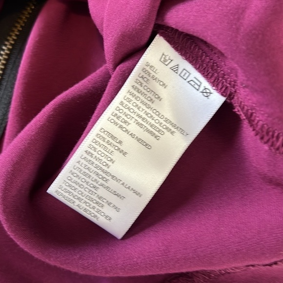 Silence + Noise (UO) Purple & Black Lace Dress Sz 4 - NWT - Picture 7 of 7